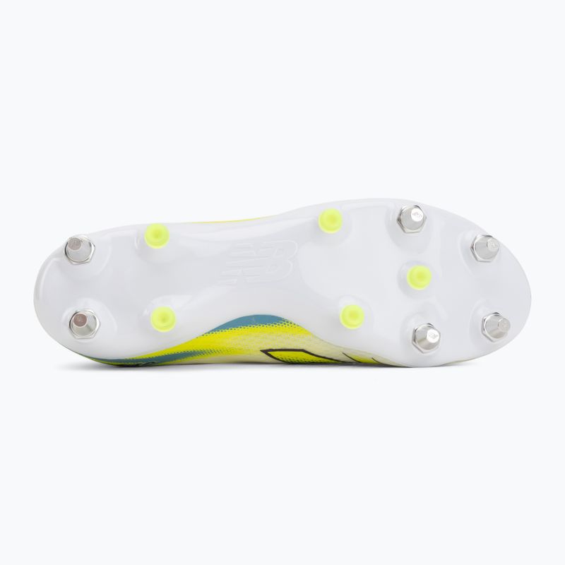 Buty piłkarskie New Balance Furon Pro V9 SG white/alkaline green 4