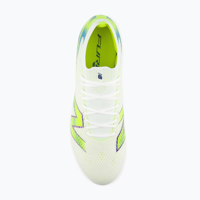 Buty piłkarskie New Balance Furon Pro V9 SG white/alkaline green 12