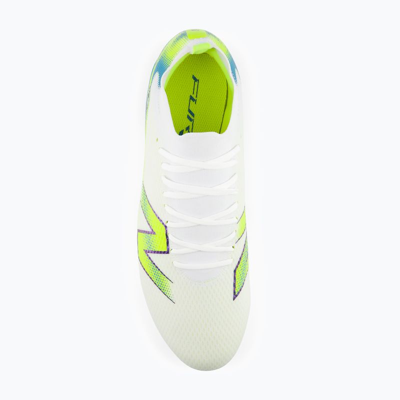 Buty piłkarskie New Balance Furon Team V9 FG white/alkaline green 11
