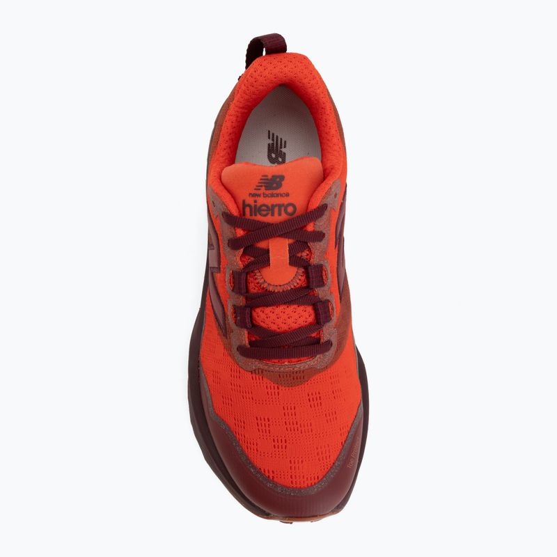 Buty do biegania męskie New Balance Fresh Foam Hierro V9 neo flame/mulled wine 5