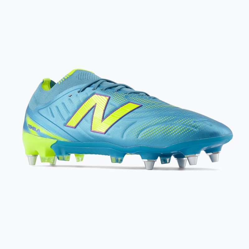 Buty piłkarskie New Balance Tekela Elite Low V5 SG metallic blue/alkaline green/team navy 8
