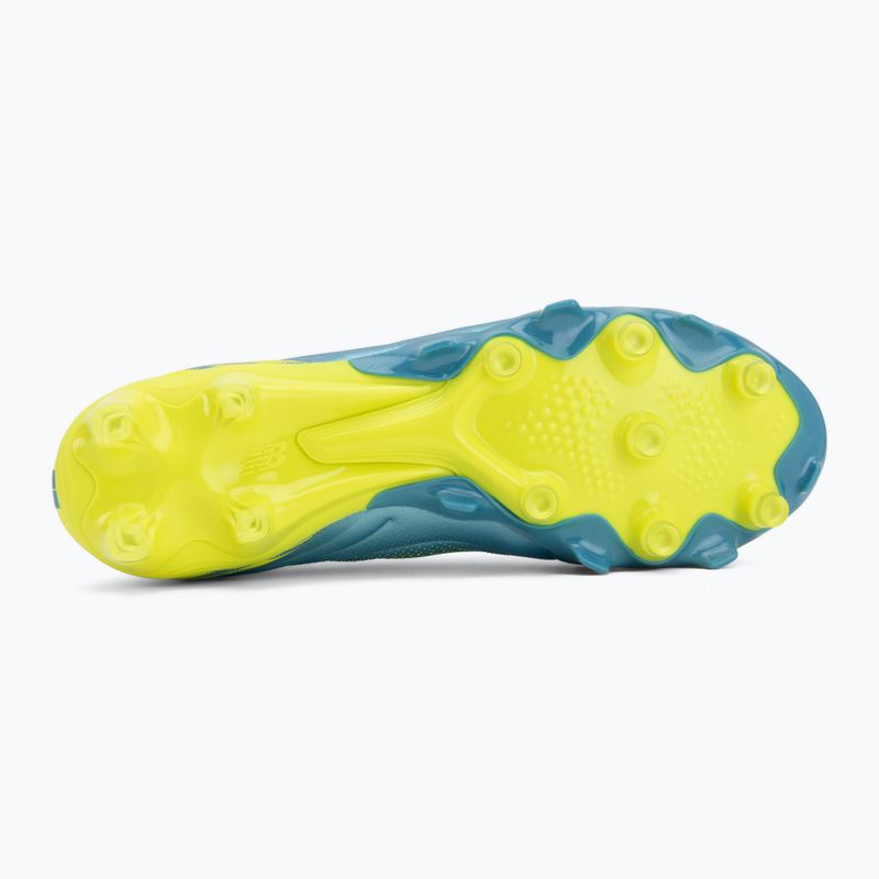 Buty piłkarskie New Balance Tekela Pro Low V5 FG metallic blue/alkaline green/Team Navy 4