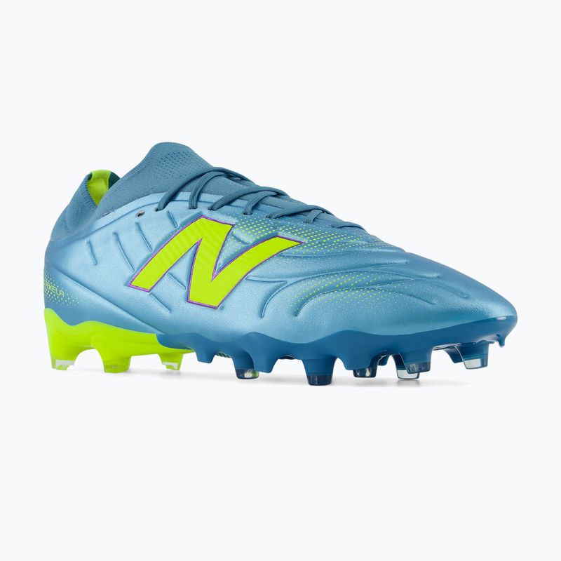 Buty piłkarskie New Balance Tekela Team Low V5 FG metallic blue/alkaline green/team navy 8