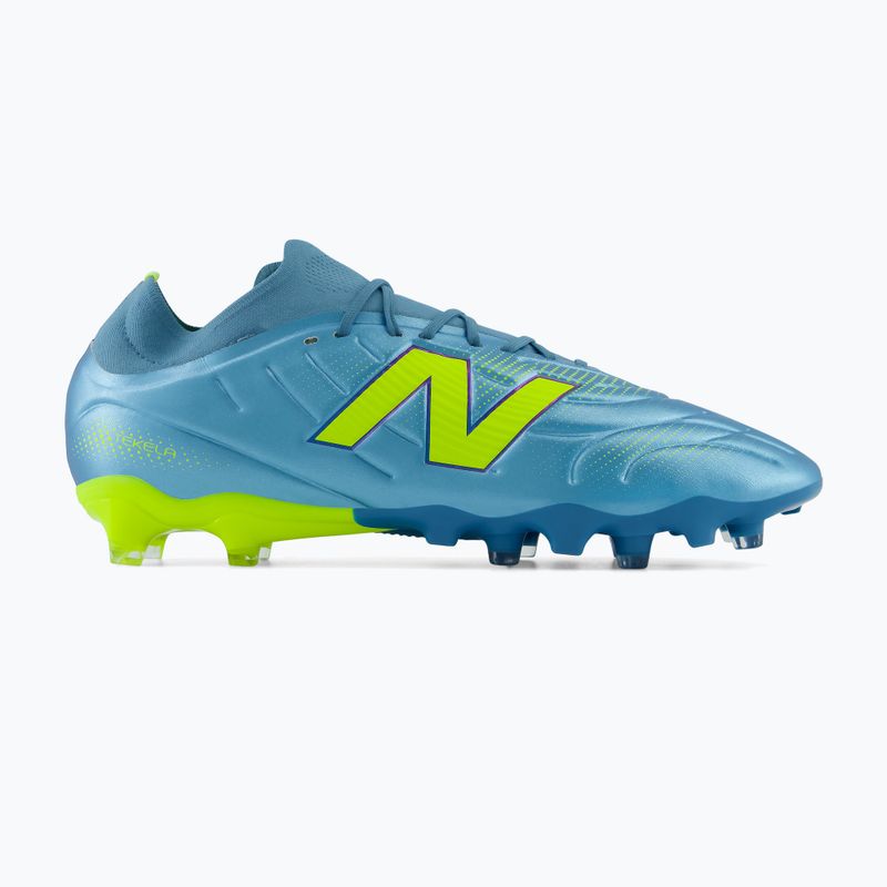 Buty piłkarskie New Balance Tekela Team Low V5 FG metallic blue/alkaline green/team navy 9