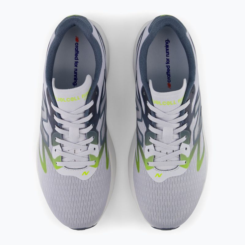 Buty do biegania męskie New Balance FuelCell Flite-R V1 fresh air/shadow blue/alkaline green 14