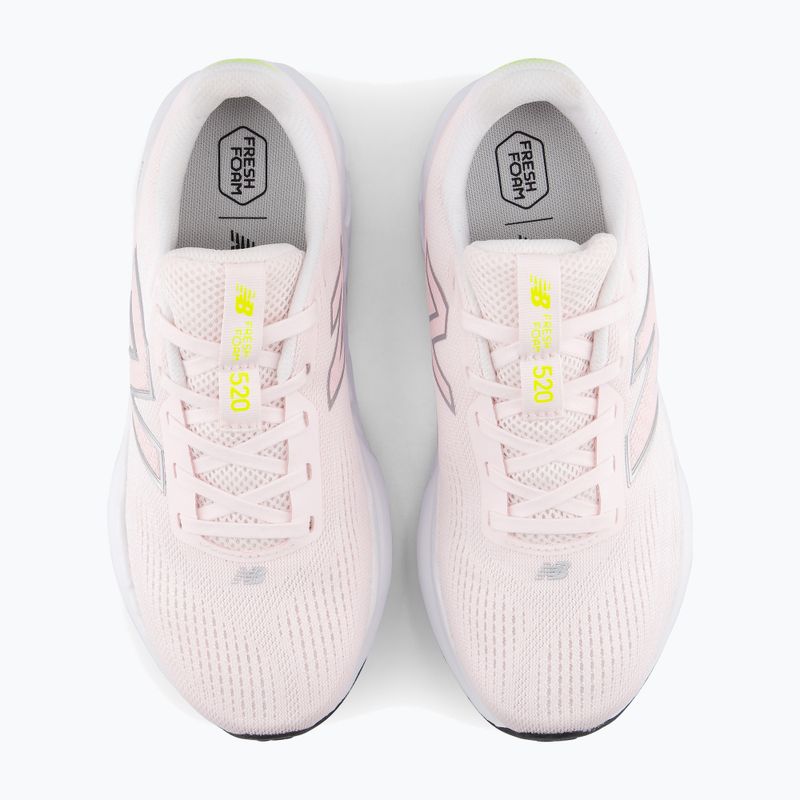 Buty do biegania damskie New Balance Fresh Foam 520's V9 pink salt/pink granite/silver metallic 12