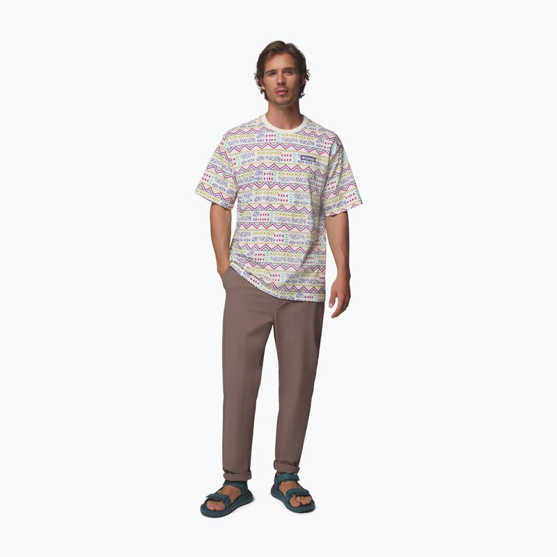 Koszulka męska Columbia CSC Heavyweight Printed Tee sea salt/horizons 2
