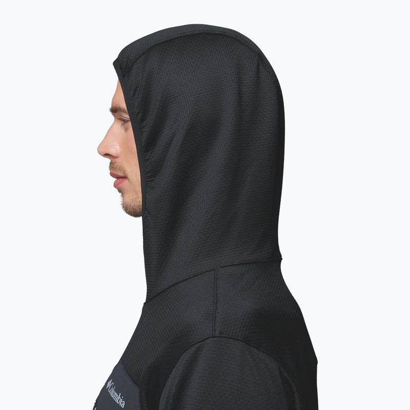 Bluza trekkingowa męska Columbia Tall Heights Hdd Grid Fleece Full Zip black 6