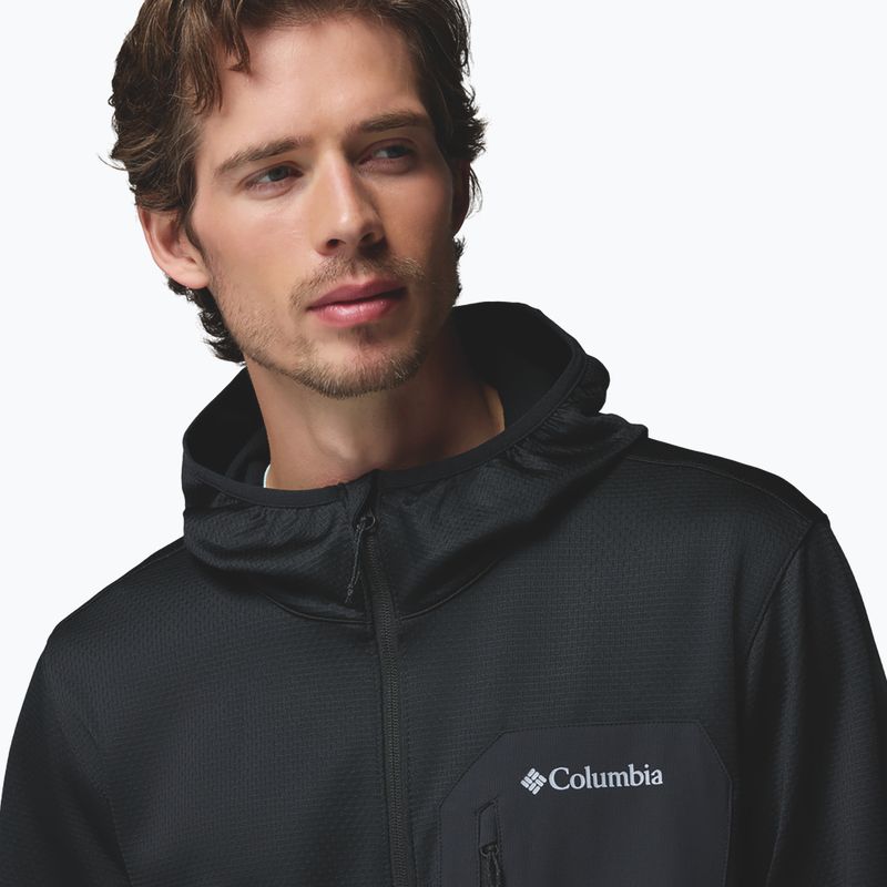 Bluza trekkingowa męska Columbia Tall Heights Hdd Grid Fleece Full Zip black 8