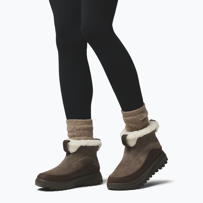 Śniegowce damskie Columbia Snowtrot Ease mud/cordovan 12