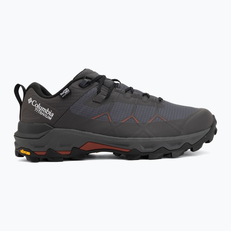 Buty turystyczne męskie Columbia Peakfreak Titanum Outdry dark grey/red oxide 2