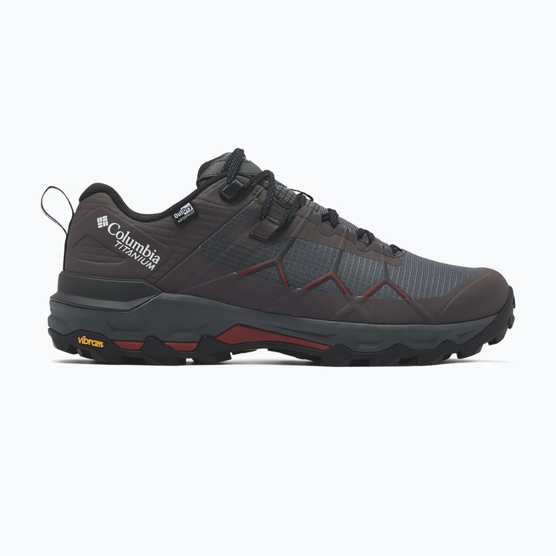 Buty turystyczne męskie Columbia Peakfreak Titanum Outdry dark grey/red oxide 8