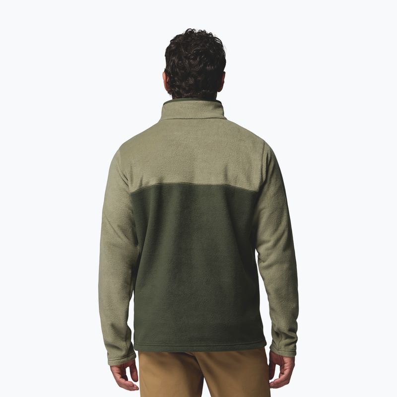 Bluza polarowa męska Columbia Steens Mountain Half Snap II stone green/greenscape 3