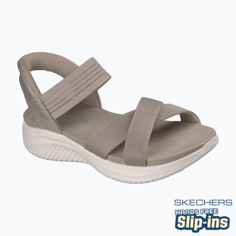 Sandały damskie SKECHERS Ultra Flex 3.0 Never Better gray