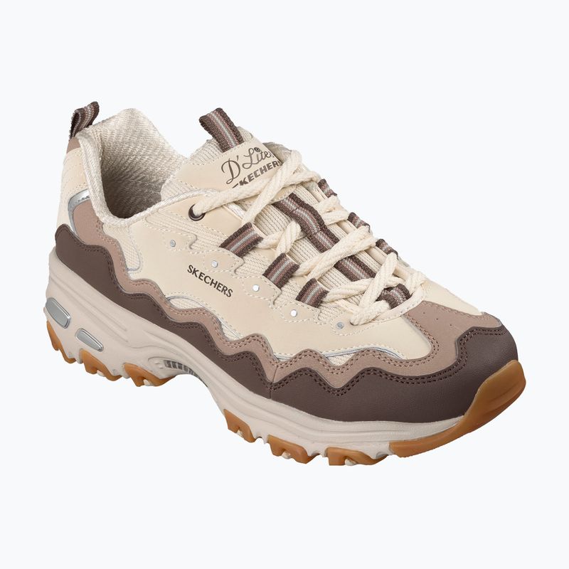 Buty damskie SKECHERS D'Lites Vintage Wave beige 8