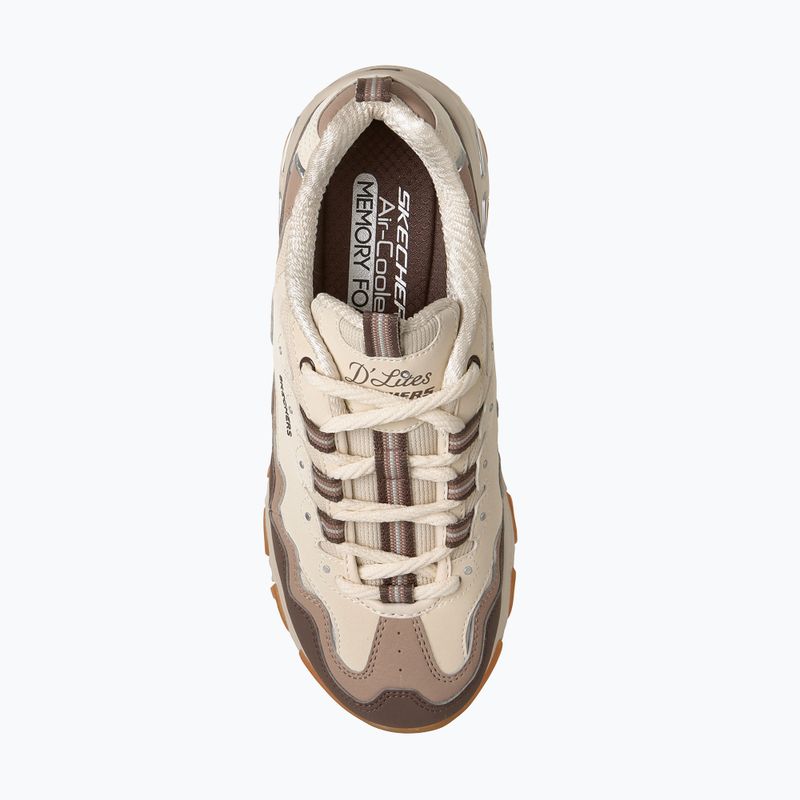 Buty damskie SKECHERS D'Lites Vintage Wave beige 13