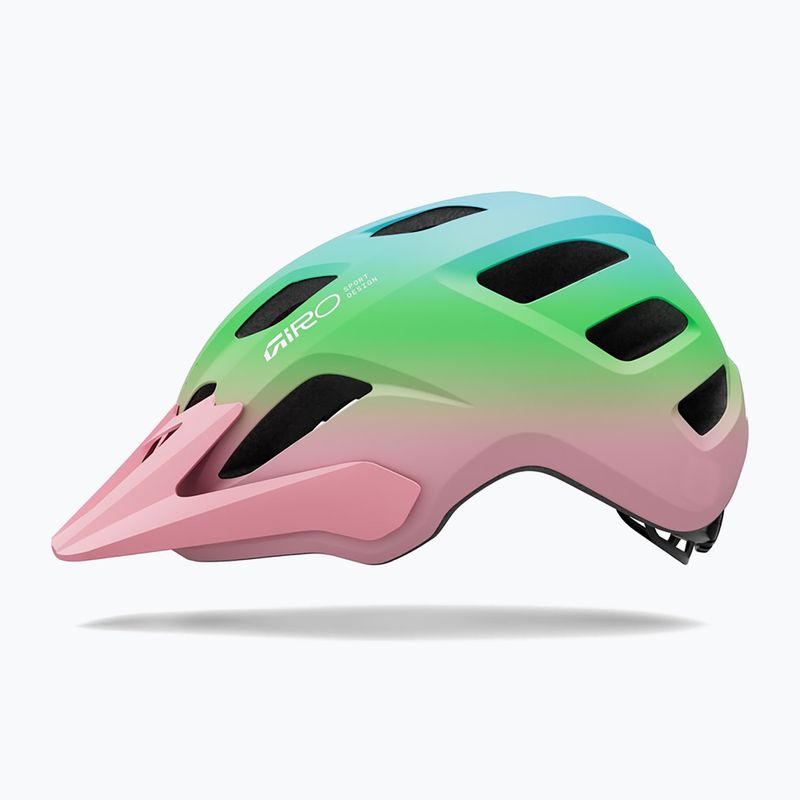 Kask rowerowy dziecięcy Giro Tremor Child JR matte light pink/green fade 10