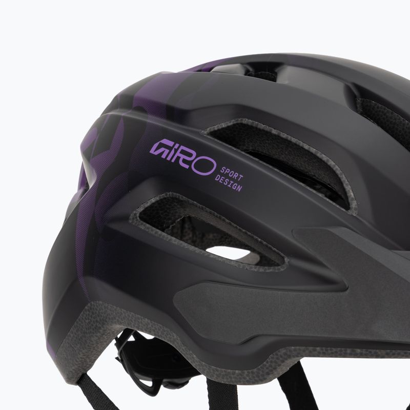 Kask rowerowy Giro Fixture II MIPS matte black/purple rush 8