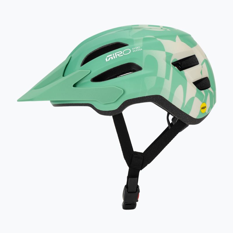 Kask rowerowy dziecięcy Giro Fixture II MIPS matte green rush 3