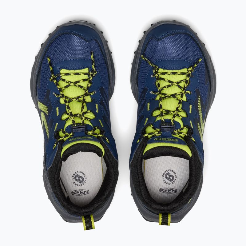 Buty trekkingowe dziecięce KEEN Zionic Mid Wp naval academy/evening primrose 10