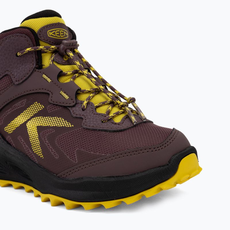 Buty trekkingowe dziecięce KEEN Zionic Mid Wp huckleberry/mango mint 7