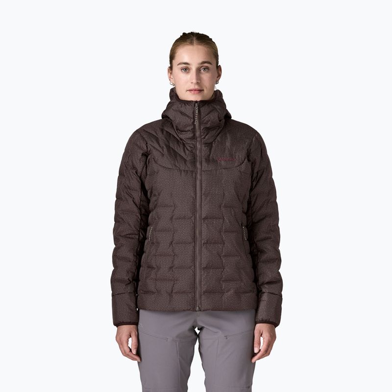 Kurtka ocieplana damska Patagonia Durable Down Hoody den brown