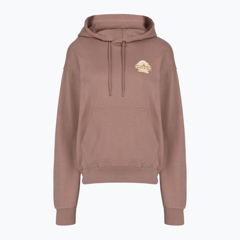 Bluza trekkingowa damska Patagonia Great Waves Daily Hoody moonrise taupe