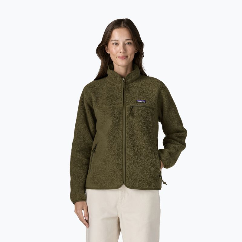 Bluza polarowa damska Patagonia Retro Pile basin green