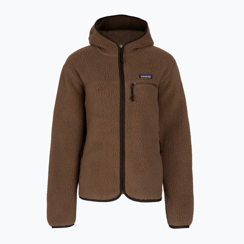 Bluza polarowa damska Patagonia Retro Pile Hoody berm brown