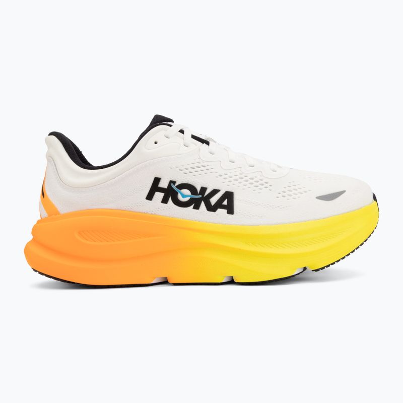 Buty do biegania męskie HOKA Bondi 9 white/neon tangerine 2