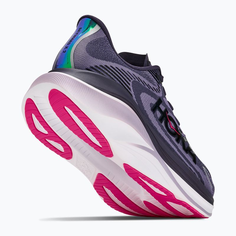 Buty do biegania damskie HOKA Skyward X 2 squid ink/neon gragonfruit 12