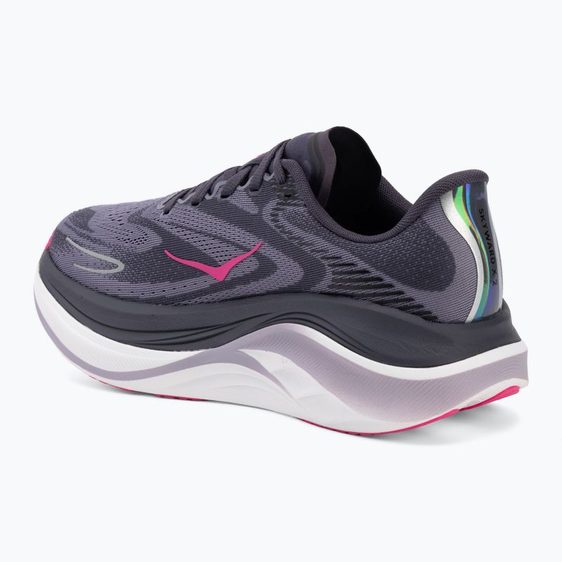 Buty do biegania damskie HOKA Skyward X 2 squid ink/neon gragonfruit 3