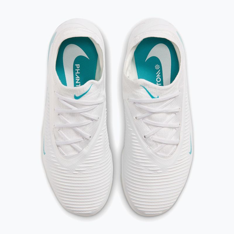 Buty piłkarskie dziecięce Nike Phantom 6 Low Pro Jr FG/MG white/white/dusty cactus 4