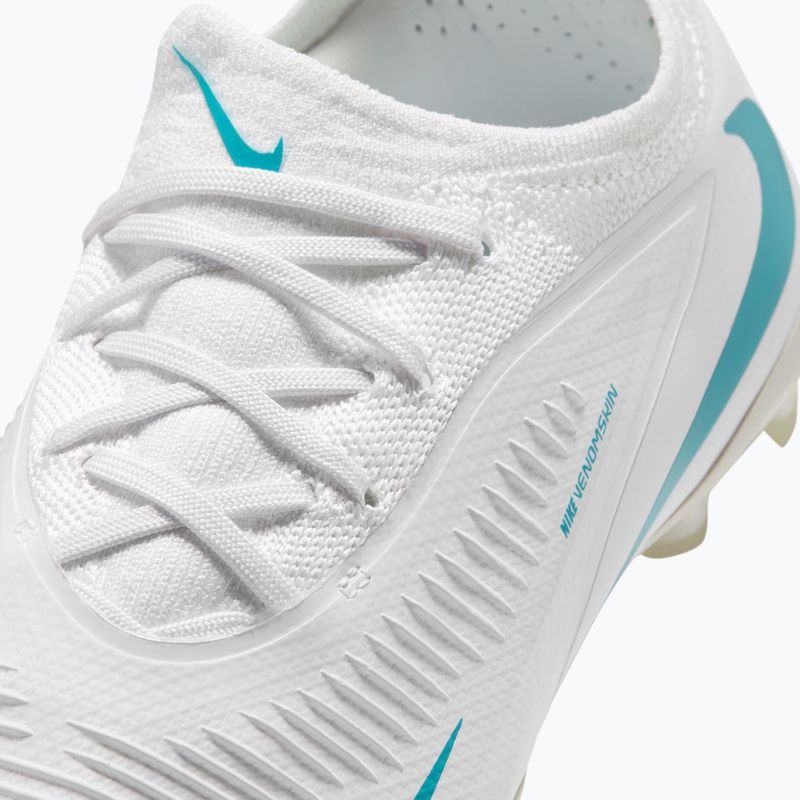 Buty piłkarskie dziecięce Nike Phantom 6 Low Pro Jr FG/MG white/white/dusty cactus 7