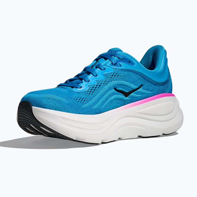 Buty do biegania damskie HOKA Bondi 9 skyward blue/neon fuchsia 11