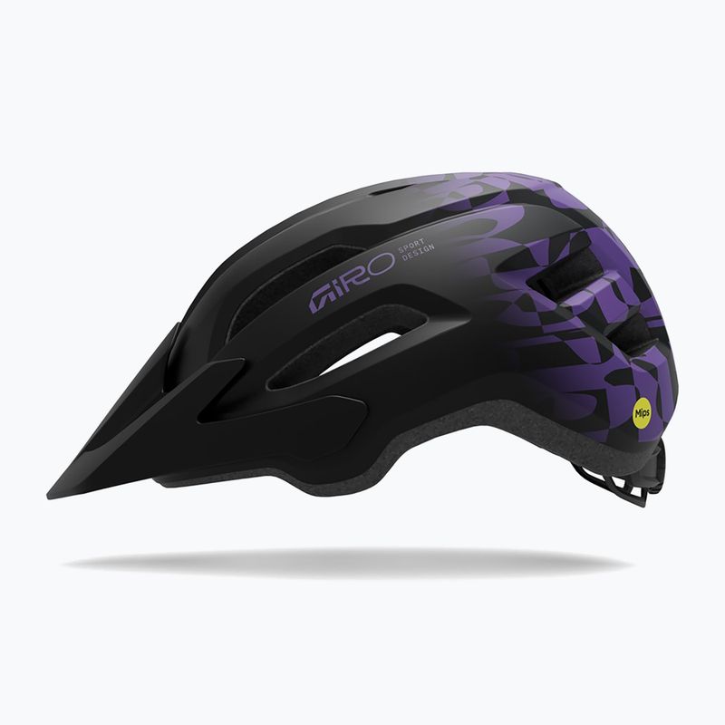Kask rowerowy Giro Fixture II MIPS matte black/purple rush 10