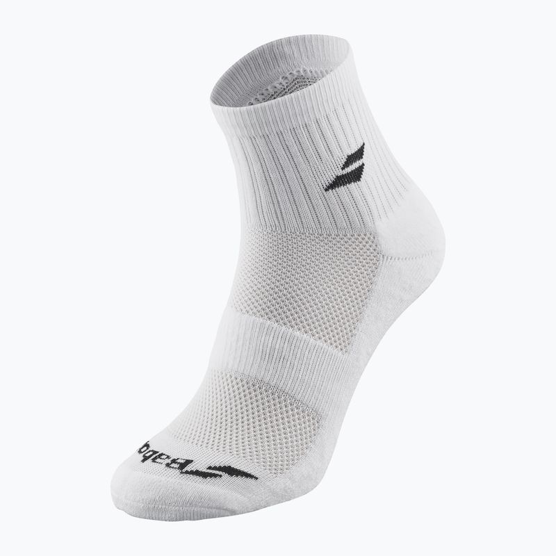 Skarpety Babolat Quarter 3 pary white/white 2