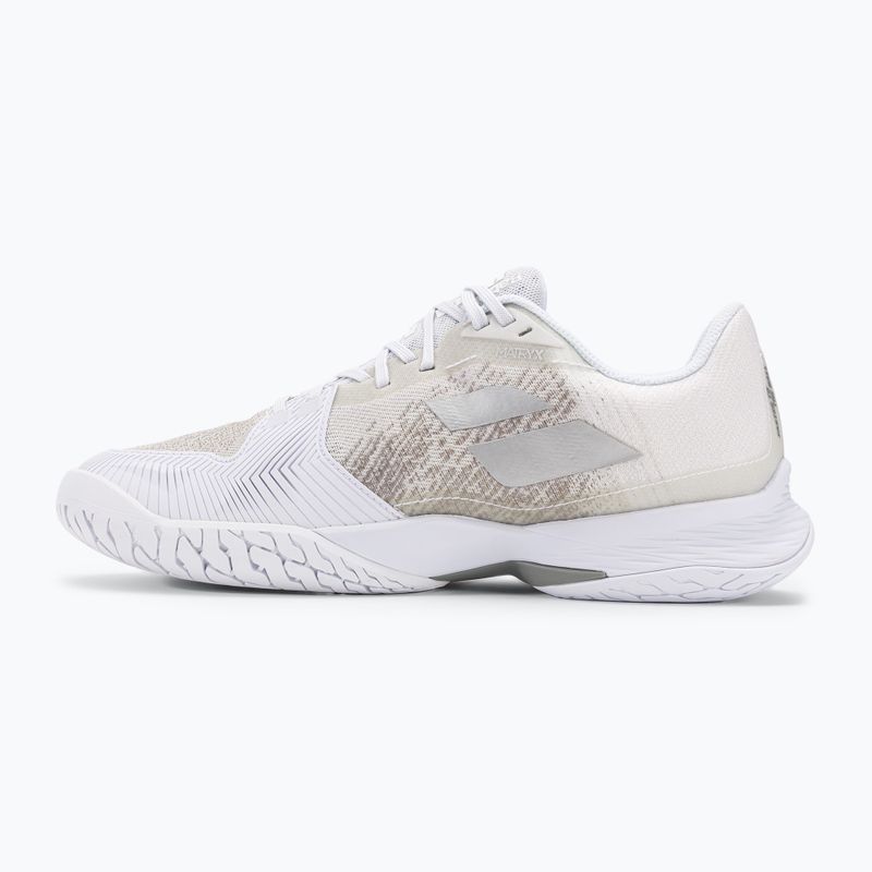 Buty do tenisa męskie Babolat 21 Jet Mach 3 AC white/silver 10