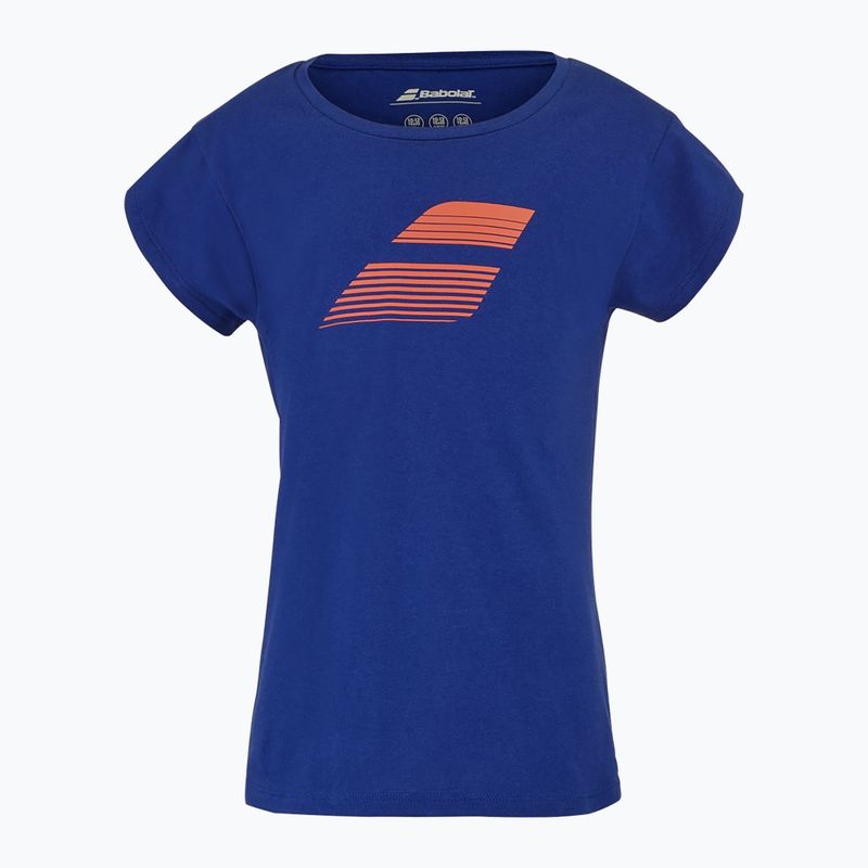 Koszulka dziecięca Babolat Exercise Cotton Jr sodalite blue