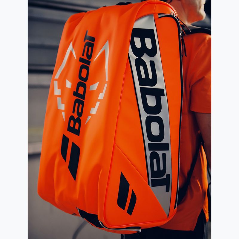Torba do padla Babolat RH Pro Padel Juan Lebron 2nd Gen 62 l orange/black 6