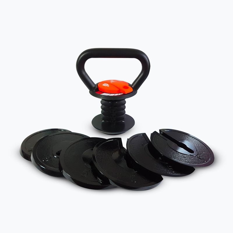 Kettlebeel regulowany Sveltus Adjustable 4-18 kg black/orange 2