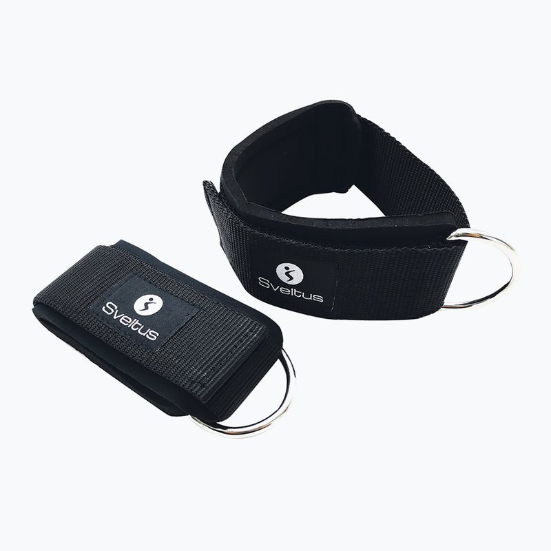 Opaski na kostkę do wyciągu Sveltus Ankle Strap 2 szt. black 2