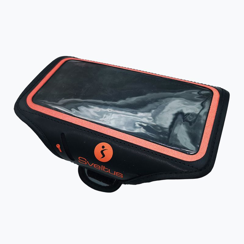 Opaska na telefon Sveltus Smartphone Armband Big Model orange/ black