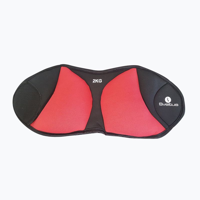 Obciążniki na kostki Sveltus 2 x 2 kg red/black 2