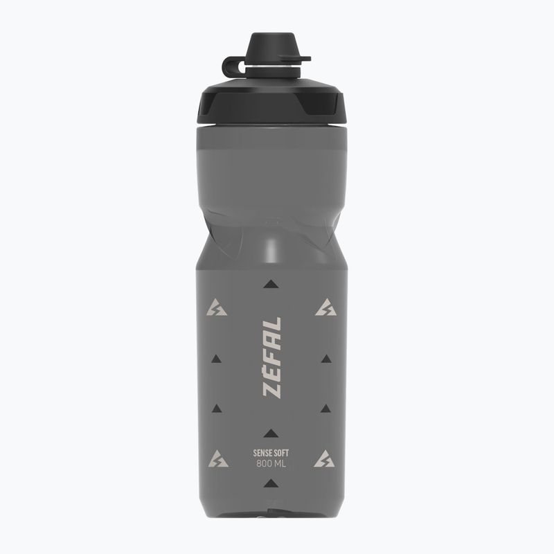 Bidon rowerowy Zefal Sense Soft 80 No-Mud 800 ml smoked black 2
