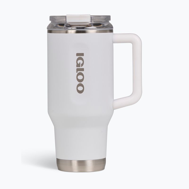 Kubek termiczny Igloo Travel Flip n' Sip 960 ml white