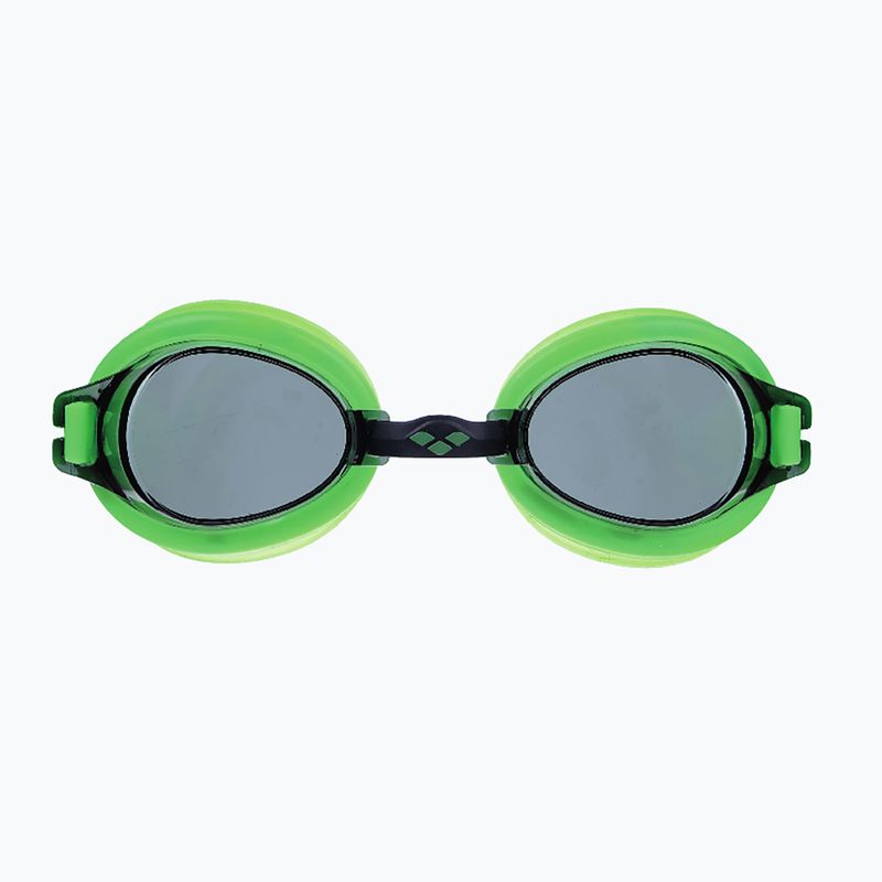 Okulary do pływania dziecięce arena Bubble 3 Junior lime/smoke 2