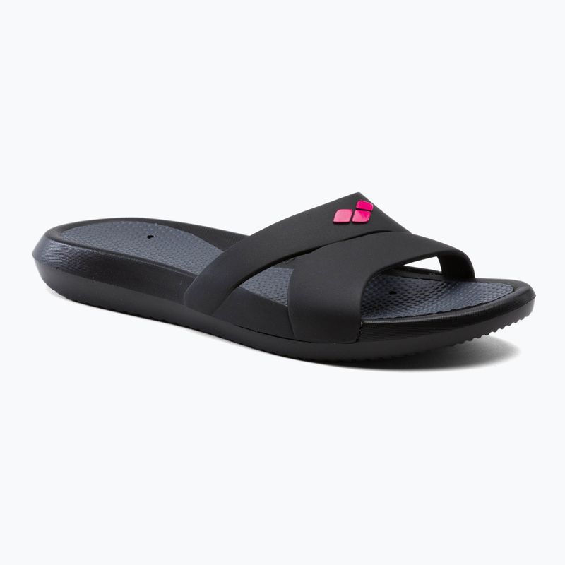 Klapki damskie arena Nina black/dark grey/black