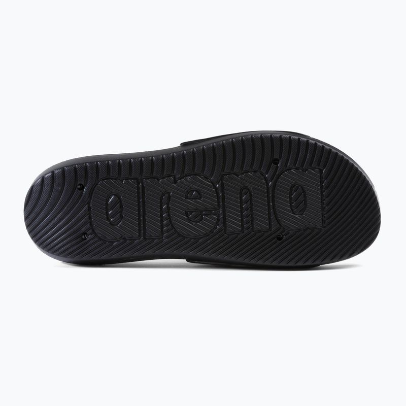 Klapki damskie arena Nina black/dark grey/black 4