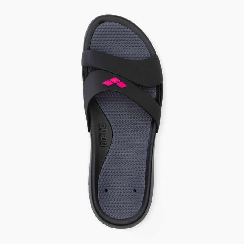 Klapki damskie arena Nina black/dark grey/black 6